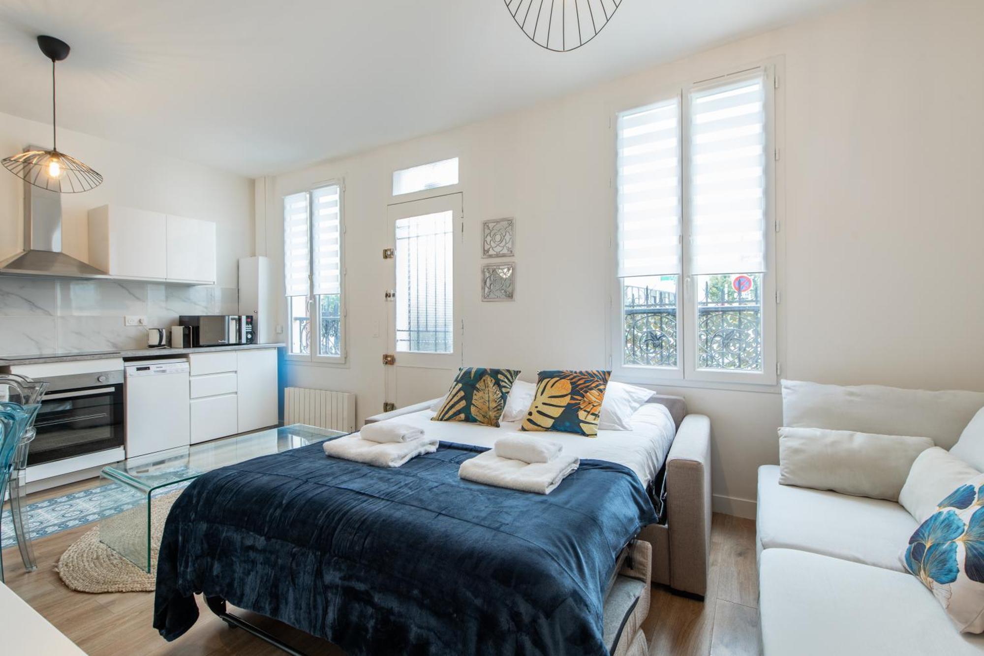 Spacious And Bright 2-Bedroom Large Apartment Very Close To Paris - Near Metro Булон Биянкур Екстериор снимка